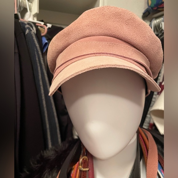 Genuine Suede Lack of Color "Lola" Pink hat. - Picture 8 of 8